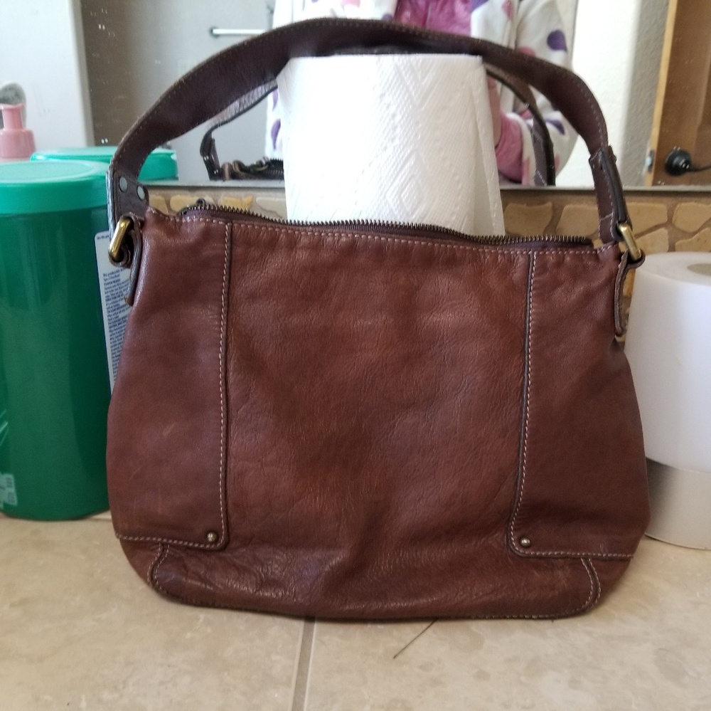 Small, Brown, Leather Banana Republic Handbag